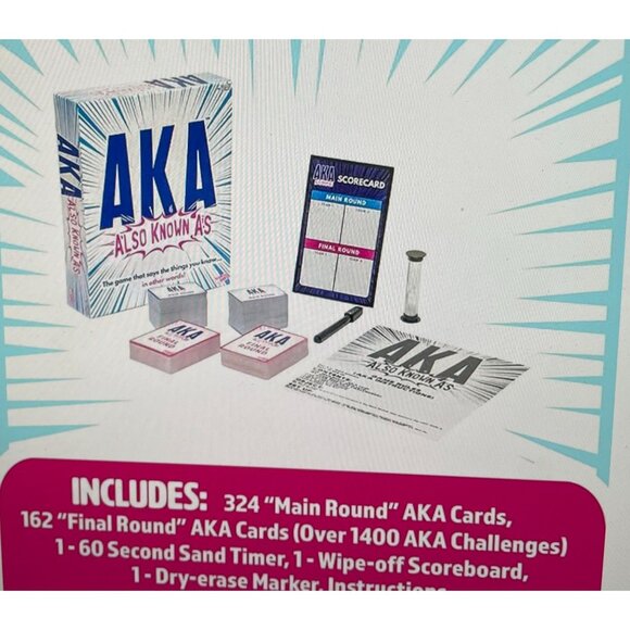 AKA Also Known As Party Game For Ages 12+ By Endless Games